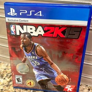 NBA2k15 for ps4.  Used. Disc plus instructions